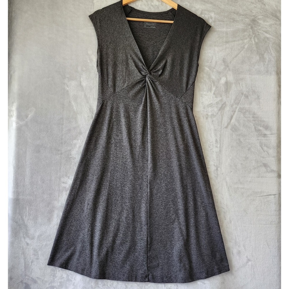 Patagonia Dress Womens Size Small Gray Performance Knit Stretch Seabrook Bandha